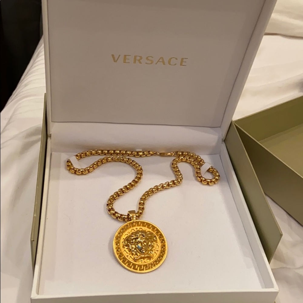 Versace Medusa gold chain